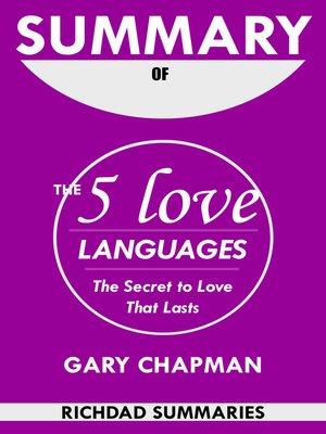 cover image of Summary of the 5 Love Languages by Gary Chapman